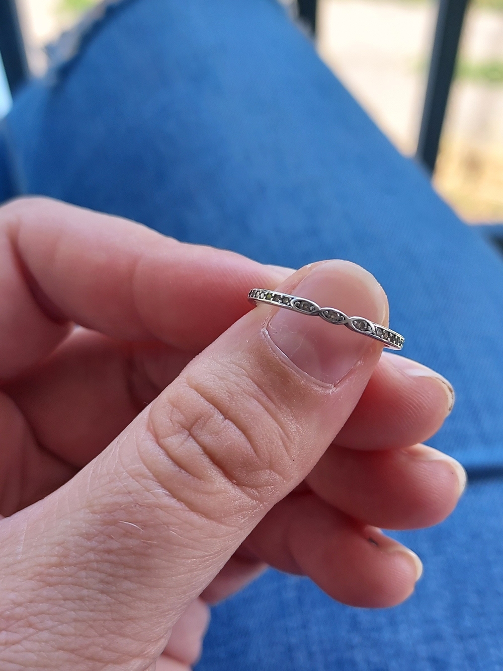 Petite Sterling Stacking Band